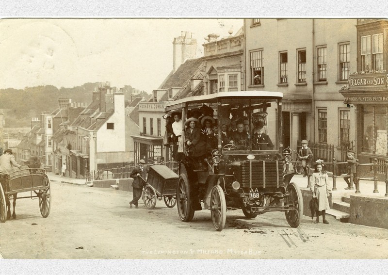 Milford To Lymington Motor Bus Lymington High Street