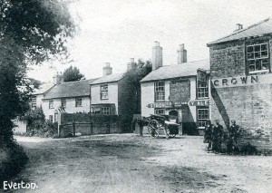 The Crown Inn, late 1800s / early 1900s (Courtesy St. Barbe Museum, Lymington)