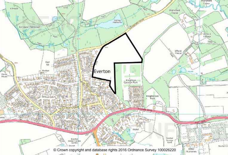 NFDC new housing proposals for Everton Everton Village