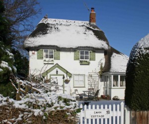 Swan Cottage, the oldest house in the village